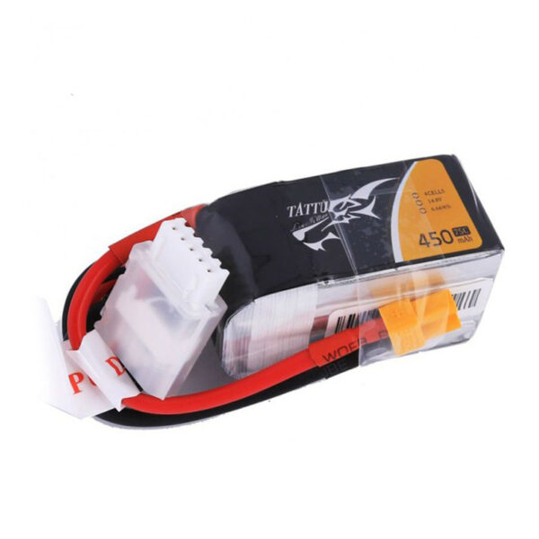 Batería Lipo Tattu 450mAh 14,8V 75C 4S1P XT30 - Varios tamaños