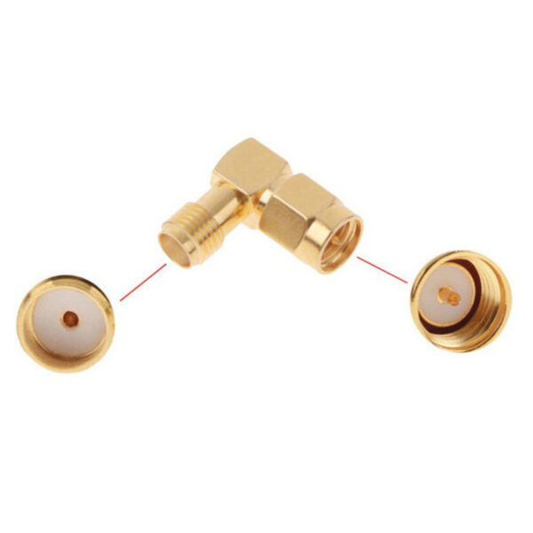 Connettore antenna FPV ad angolo retto SMA / SMA (2 pezzi)