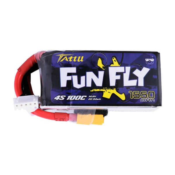 Batería Tattu FunFly 1550 mAh 14.8V 100C 4S1P XT60