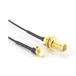 Pigtail 90º IHA-Race MMCX a (SMA-RPSMA) 10 cm