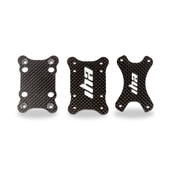 IHA-Race Strix Platos de montaje de Fibra de Carbono