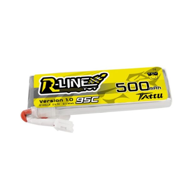 Batería Tattu R-Line 500mAh 3.7V 1S1P 95C 