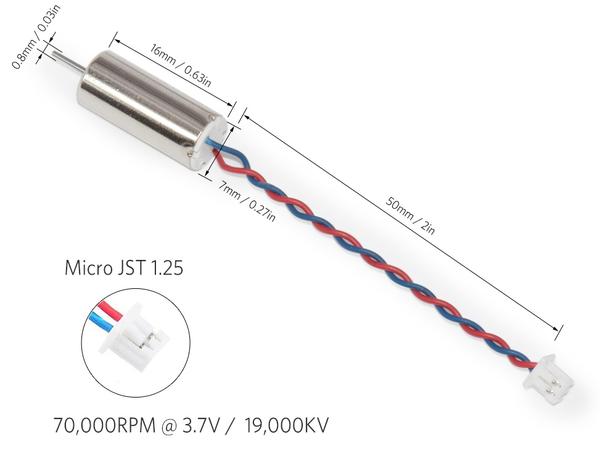 Motori BetaFPV 7X16 mm spazzolati