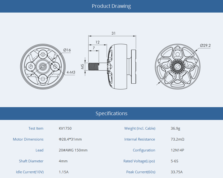 T-Motor Pacer P2208 2450Kv Mix Silver1