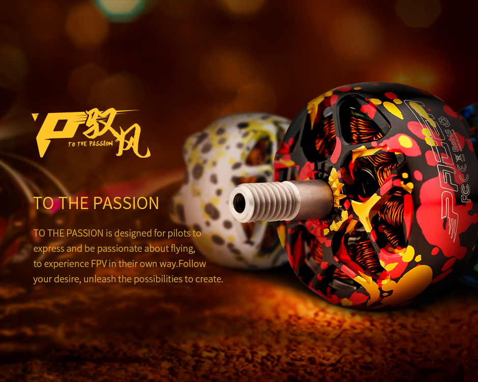T-Motor Pacer P2306.5 2400Kv Mix Gold1