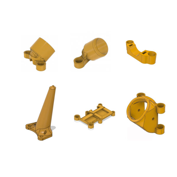 Set 6 piezas 3D para Frame SniperX Light