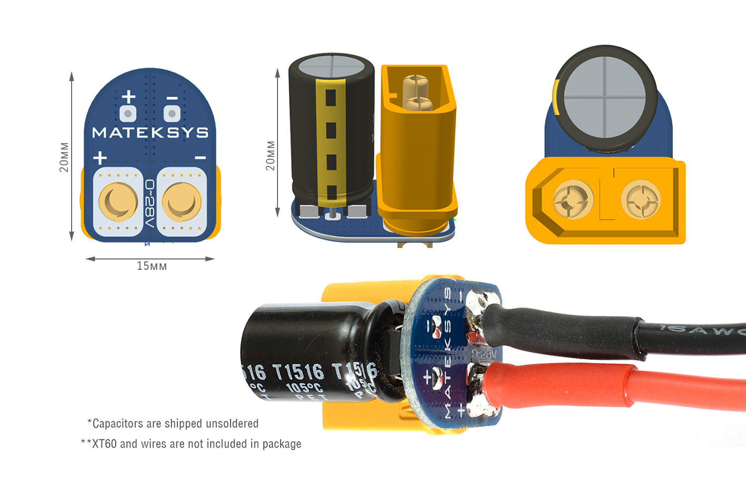 Comprare FILTRO A SPIEGHI DI TENSIONE, XT60-TVS
