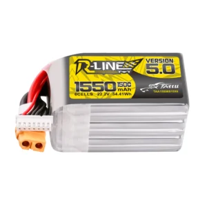 Comprar Batería Tattu R-Line versión 5.0 de 1550 mAh, 22,2 V, 150 C y 6S Lipo XT60
